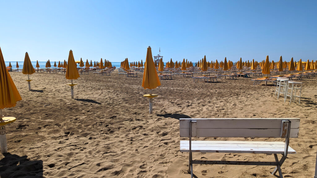 Strand Lido di Jesolo Venetien
