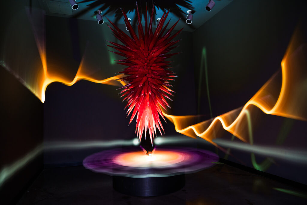 Light Painting at Chihuly Collection