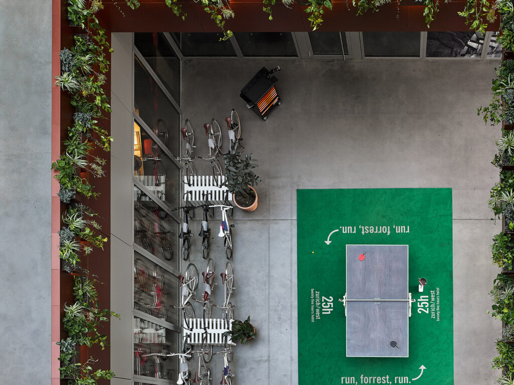 Fahrradverleih 25hours Hotel Zürich West