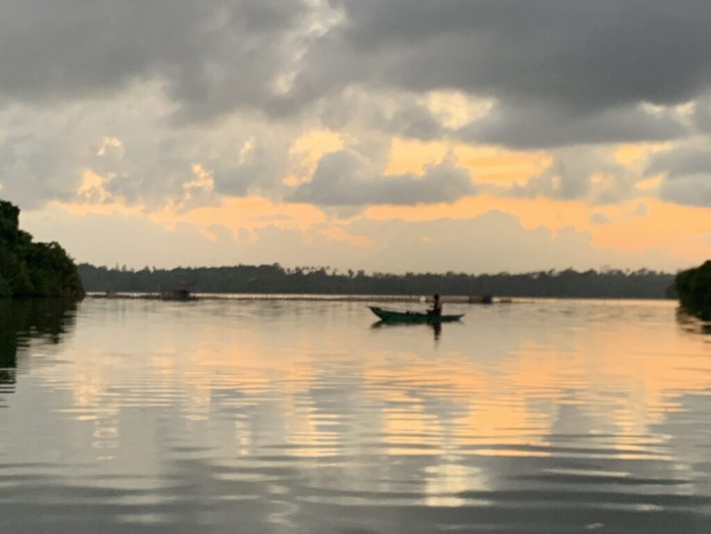 Sonnenaufgang Madu Ganga Sri Lanka