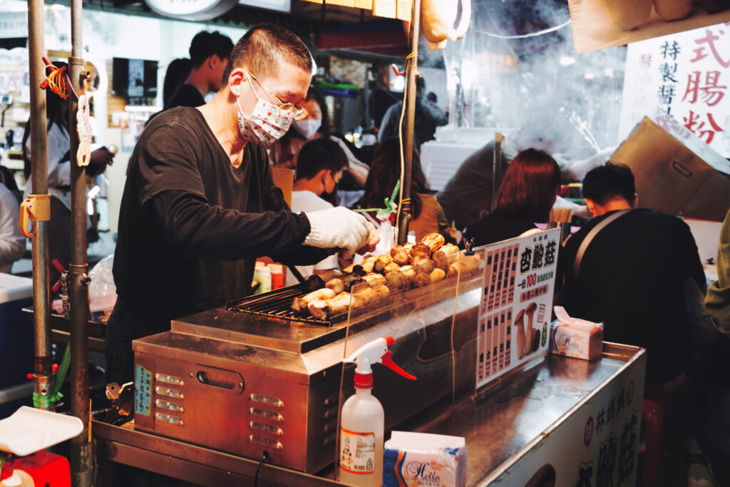 Food Market Taipeh Taiwan