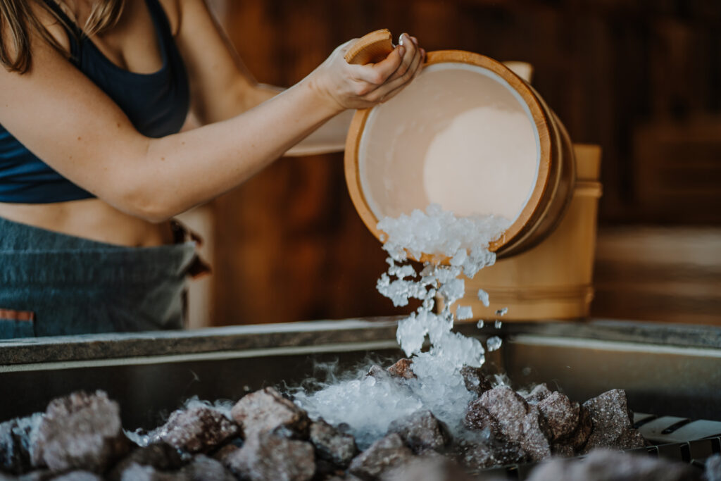 Saunaaufguss Silence Spa Garden Hotel Das Paradies