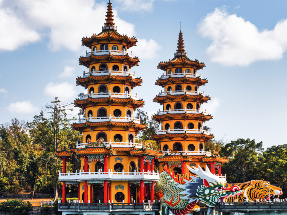 Kaohsiung, Taiwan Lotus Pond's Dragon and Tiger.