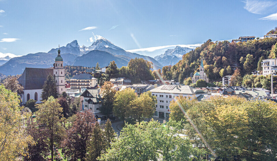 Blick bis zum Watzmann