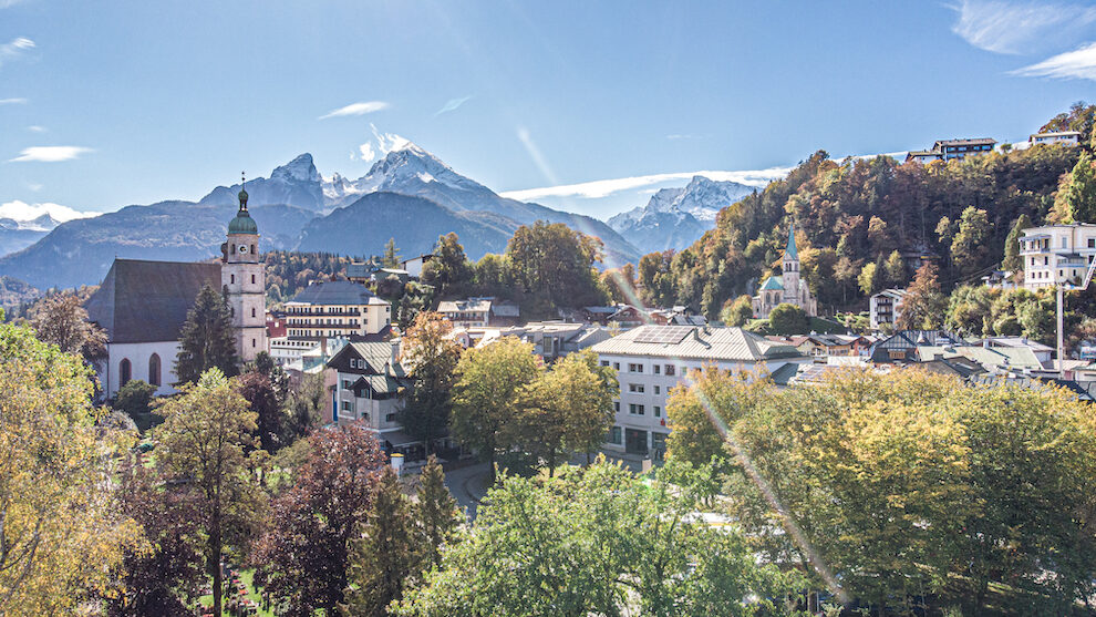 Blick bis zum Watzmann