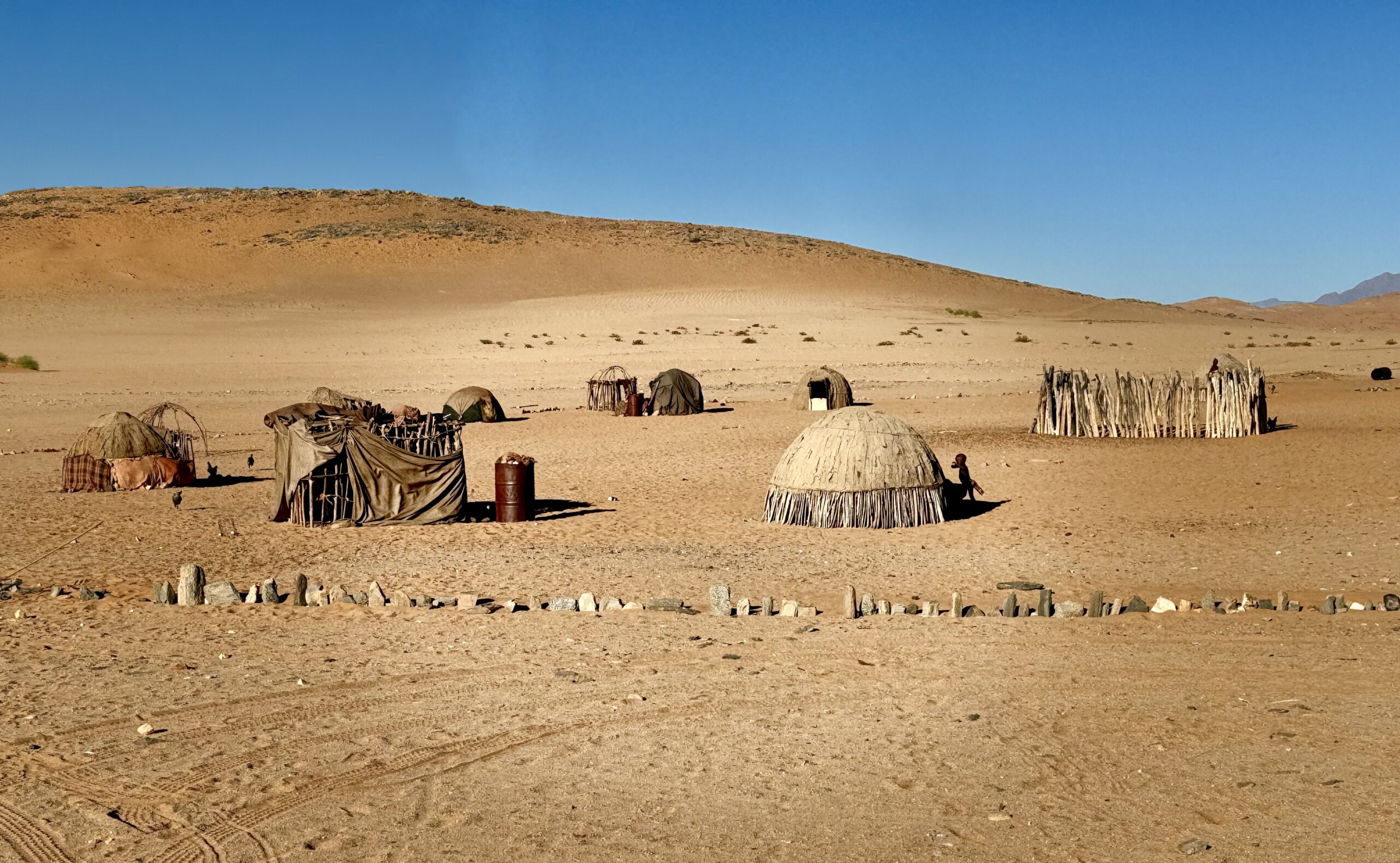 Dorf Himba Volks Kaokoveld Namibia
