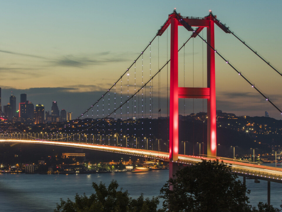Istanbul Bosphorus Brücke der Märtyrer des 15. Julis