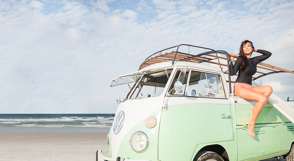 New Smyrna Beach Surfing Florida USA
