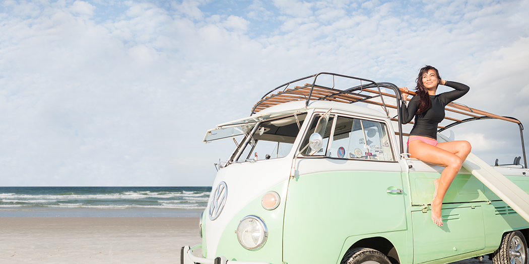 New Smyrna Beach Surfing Florida USA