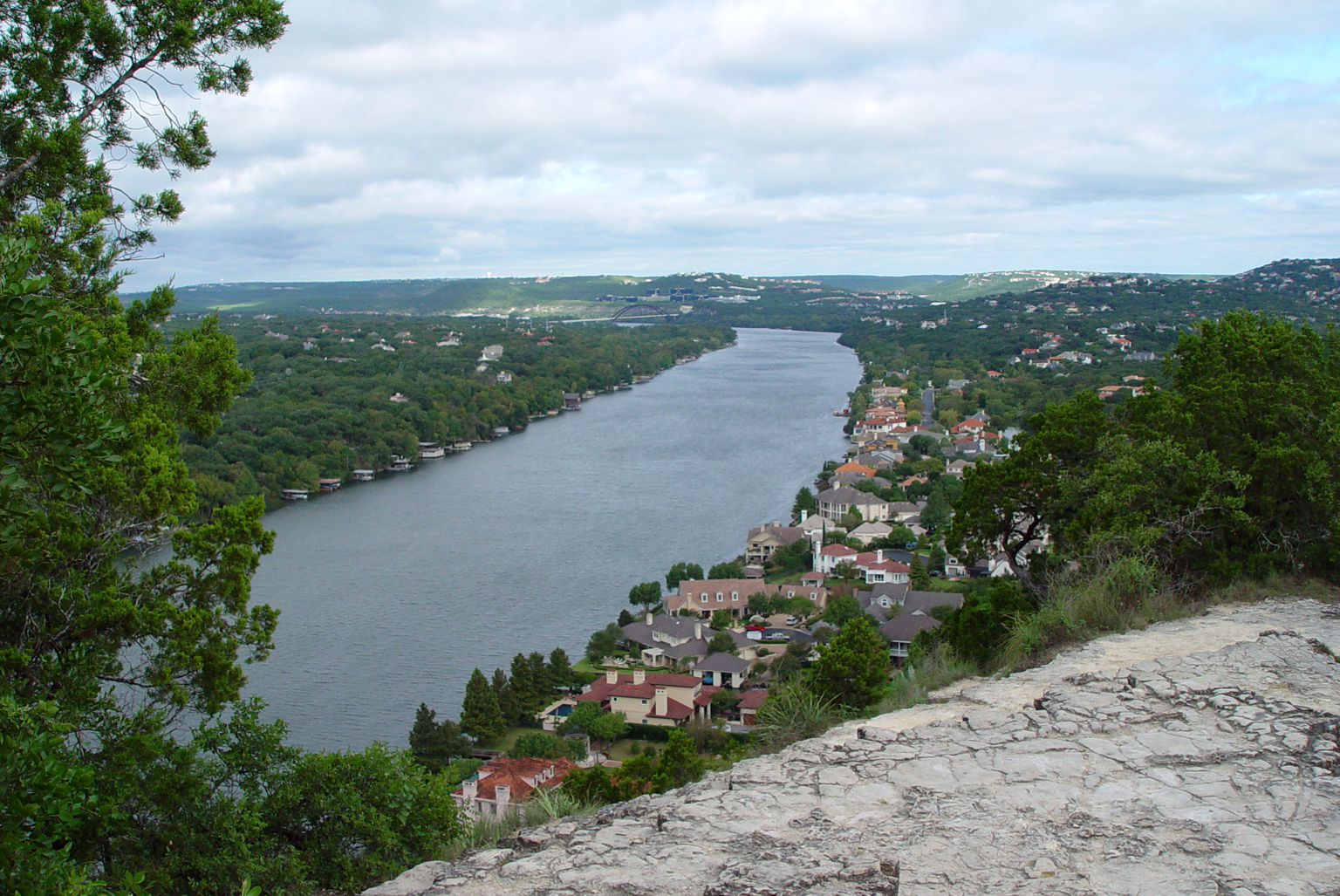 View from Mount Bonnell Austin Texas