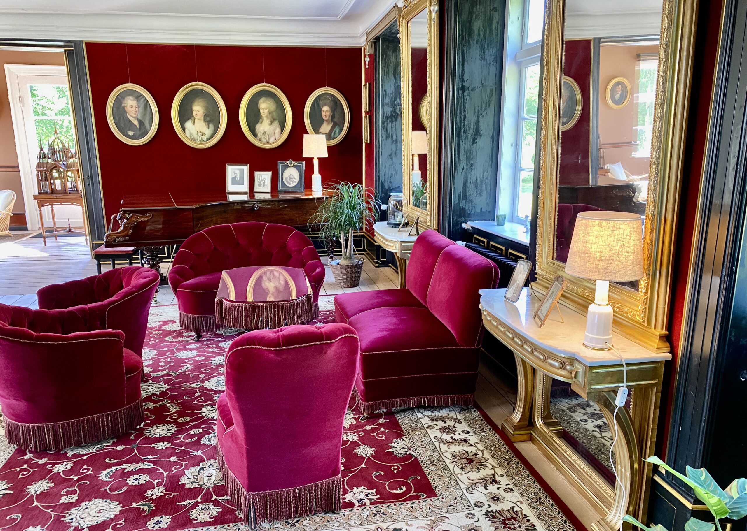 Wohnzimmer im .Broløkke Herregård