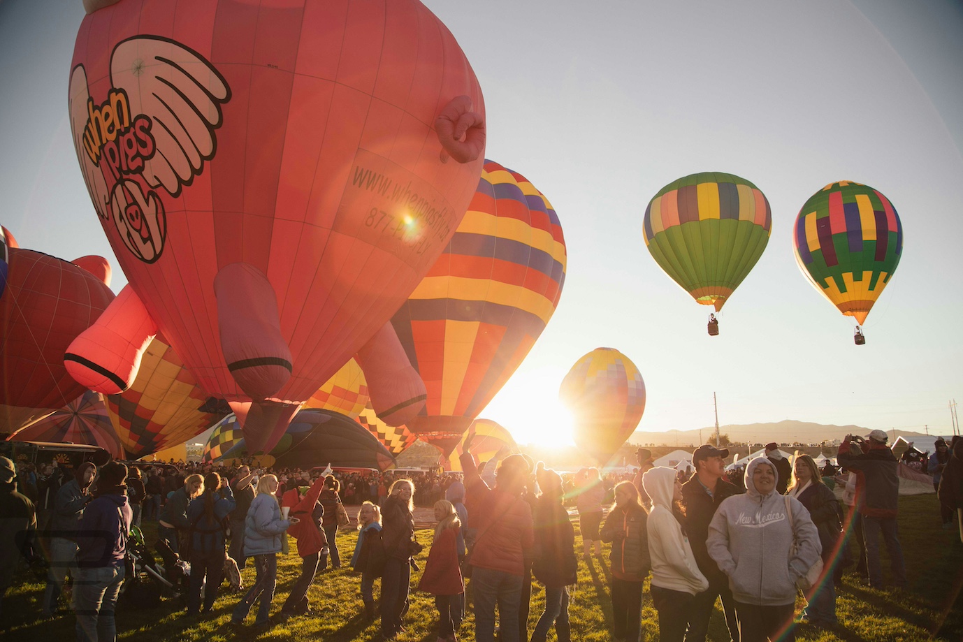 Heißluftballon-Fiesta in Albuquerque