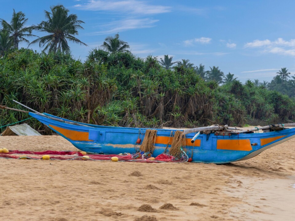 Sri Lanka Bentota Fischerboot