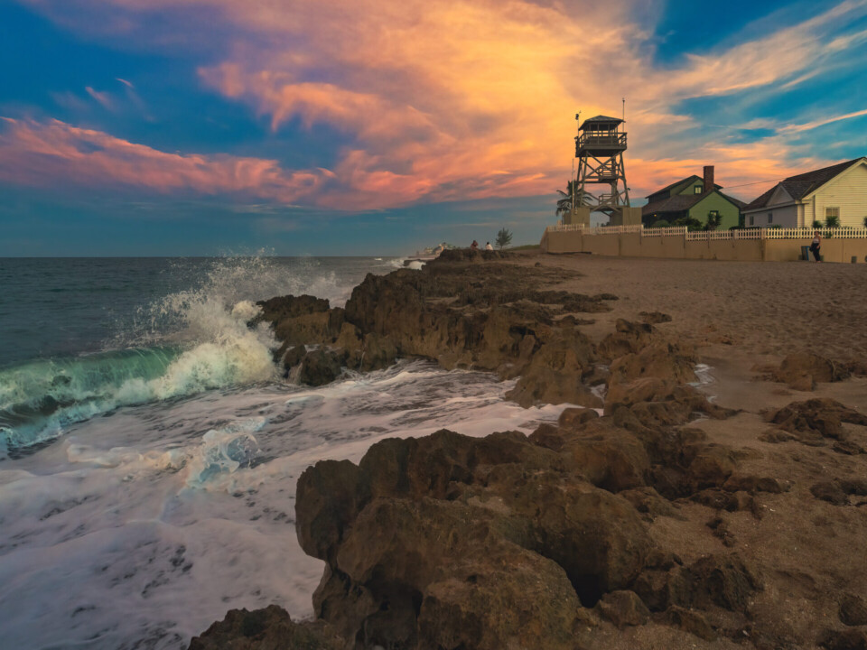 Sunset Wave House of Refuge Museum Stuart Florida USA