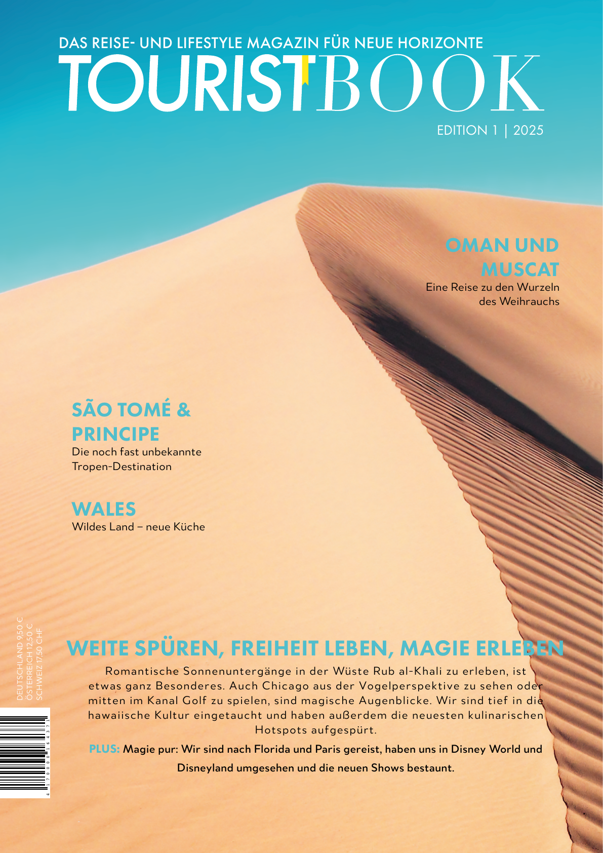 Titelseite TOURISTBOOK Edition 1/2025