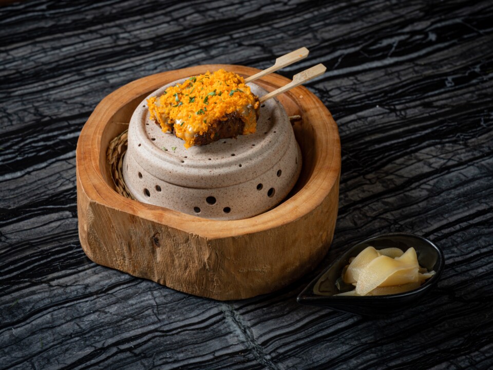 Wagyu-Beef-Satay von DARA Cuisine