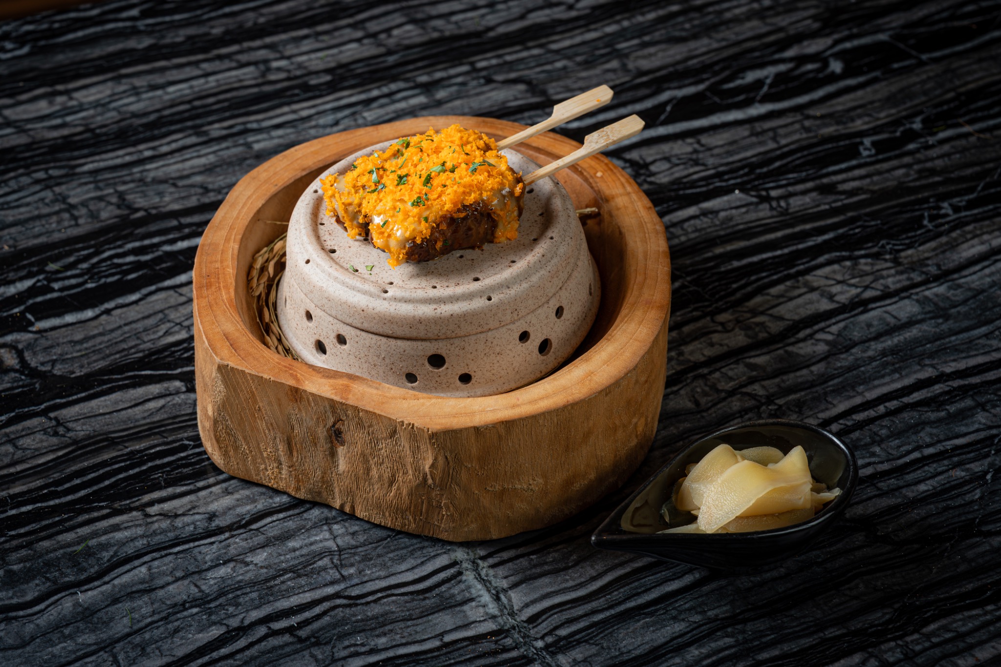 Wagyu-Beef-Satay von DARA Cuisine